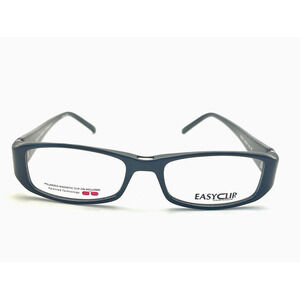 EASYCLIP EC121 BLACK EYEGLASSES SUNGLASSES FRAMES 49-16-135
